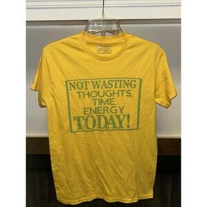 Women’s Small Short Sleeve Graphic Tshirt In Yellow